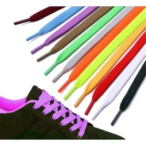 Heavy Duty Boot Laces Sneaker Colorful Athletic Designer Flat Wide Shoes Strings 1cm Fat Shoelaces For Lady Woman