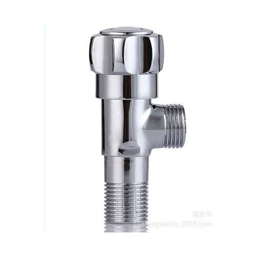 All copper hot and cold water angle valve thickening lengthen sealing valve switching valve heaters stainless steel triangle