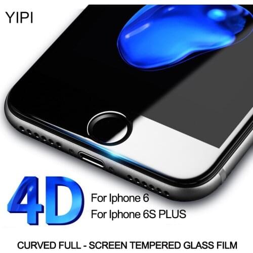 YIPI 1pcs for iphone 6 6s plus 3D Curved Edge Full Cover Tempered Glass for Iphone 6 6s plus Premium Screen Protector