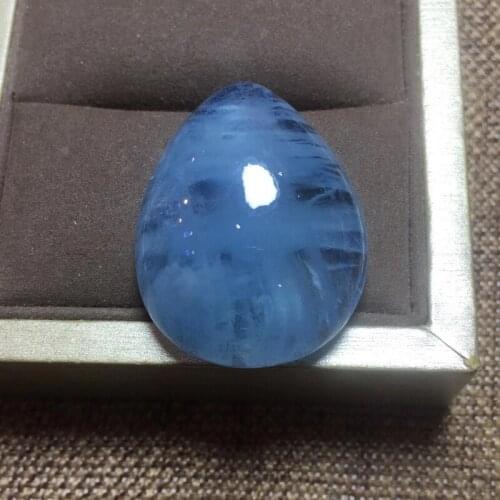 1PC Fashion blue aquamarine stone Pendant Natural Quartz Stone drop CrystalsLove gift stone pendant AAAA Crystal healing stone