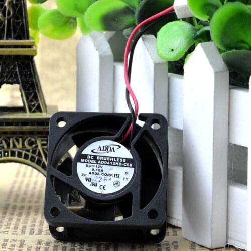 Free Shipping Adda ad0412hb-c50 40*40*20mm 40mm 4020 12v 0.10a 4cm silent cooling fan