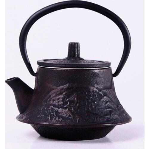 Free shipping kitchen dinning ware cook ware, tea kettle, Japanese Mount Fuji cast iron tea pot