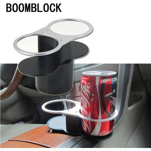 BOOMBLOCK 1set Car Styling Cup Drink Bottle Holder 2 side For Bmw E46 E39 Audi A3 A6 C5 A4 B6 Mercedes W203 W211 Mini Cooper