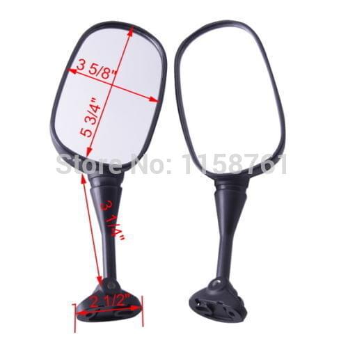 Motorcycle Left Right Rear Mirror Case for HONDA CBR600 F4 99-00 F4I 01-02 CBR919 CBR900