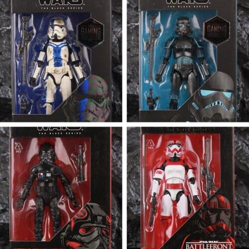 Star Wars Inferno Squad Agent Shadow Commander Stormtrooper Imperial Shock Trooper 6" Action Figure Battlefrone The Force Toys
