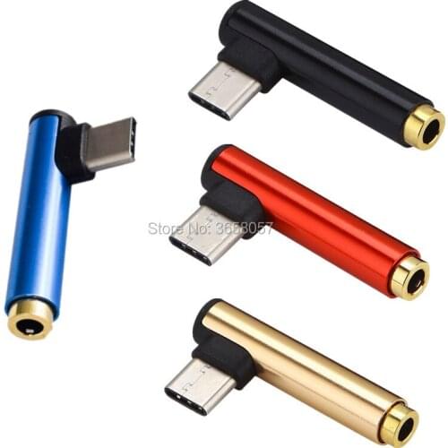 1000pcs Type-C to 3.5mm jack AUX earphone Cable USB C Headphone Audio Adapter Type C Headphone USB C Cable for Huawei P30 Pro