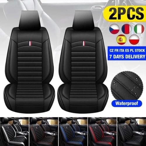 Universal Car Seat Covers Set Front Rear Seat Covers Leather Cushion Car Chair Seats Protector Mat Car Accessories Four Season