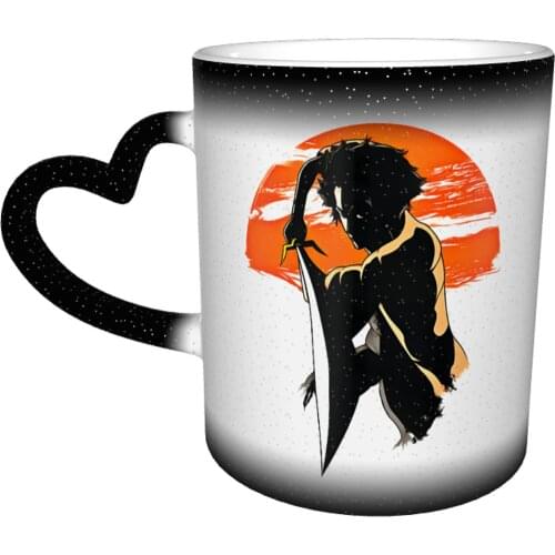 Samurai Champloo Mug Wholesale Cool Mug Pottery Cappuccino Color Changing Cups