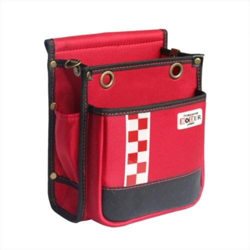 Electrician Waist Tool Bag Wear-Resistant 1680D Oxford Cloth Tool Waist Bag With Reflective Tape Waist Pocket Pouch Tool Bag