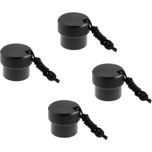 Universal Scuba Diving Dive DIN Regulator Tank Valve Threaded Dust Plug Cap, Pack of 4