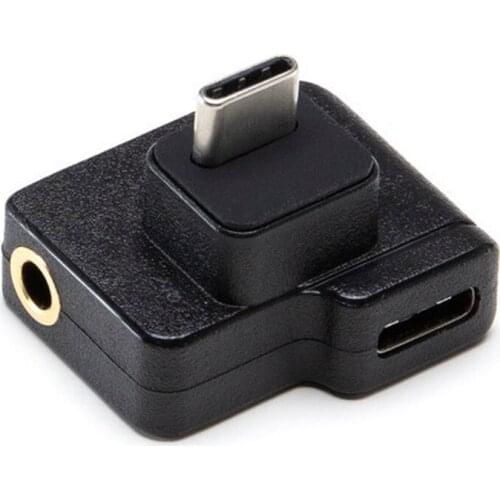 USB-C Adapter Type C to 3.5mm Audio External Microphone for DJI Osmo Action