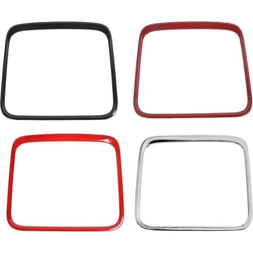 Interior Mouldings Fit for Dodge Ram 1500 2010-2017 ABS Central Storage Box Cover Frame Decor Trim Interior Car Accessories