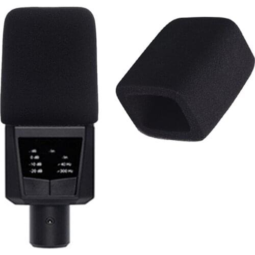 2PCS Microphone Sponge Cover Protective Cap Windshield Mic Foam Covers for Lewitt LCT 240 240PRO 249 249Pro 449 450 440