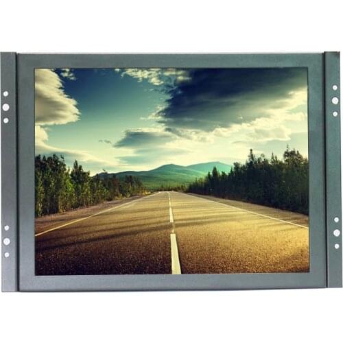 ZHIXIANDA 8 inch hdmi cctv tft lcd monitor with VGA HDMI BNC Speakers industrial open frame monitor