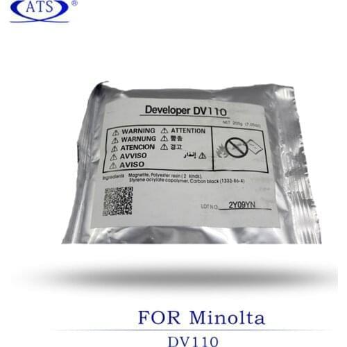 1PC 200G Developer powder DV110 for Konica Minolta Bizhub 152 183 1611 2011 162 210 163 220 DI181 EP105A Copier parts