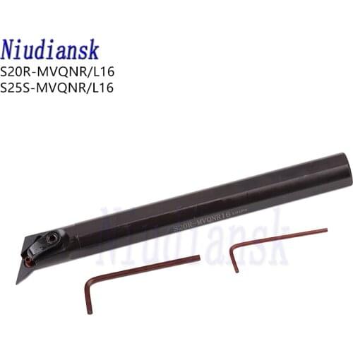 1pc S20R-MVQNR16 S25S-MVQNR16 Internal Turning Tool Holder CNC Lathe Tool S20R-MVQNL16 S25S-MVQNL Arbor,For Carbide Inserts VNMG
