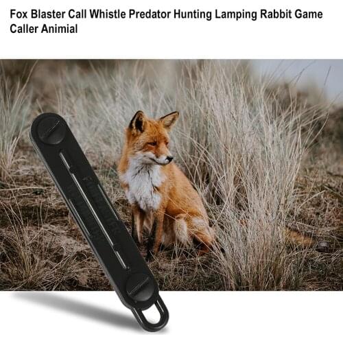 1 PC Outdoor Fox Down Fox Blaster Call Whistle Predator Hunting Tools Camping Calling Rabbit Game Caller Animal Drop Shipping