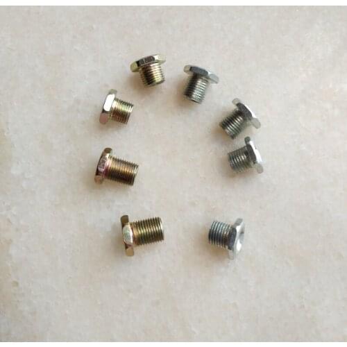 10 pieces/lot M10 Hollow screw with flanged cap m10 threaded tube lamp holder screw cover Support line Lighting accessories DIY