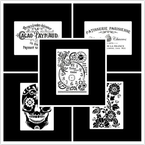 A4 29 * 21cm DIY Stencils Wall Painting Scrapbook Coloring Embossing Album Decorative Paper Card Template,wall cake stencil