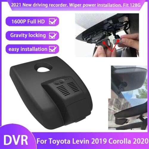 Car Driving Recorder Easy to install For Toyota Levin 2019 Corolla 2020 Car DVR Wifi Video Recorder Dash Cam Camera hd 1600P