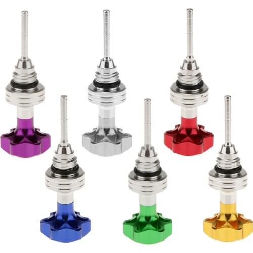 CNC Machined Alloy Engine Oil Dip Stick For 125CC ATV Scooter Blue