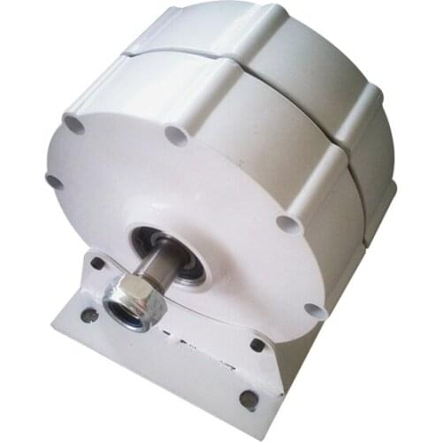 Generator 500w / 600w 12v/24v/48v ac low speed permanent magnet alternator with base optional