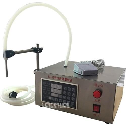 HZ-1B Automatic CNC Liquid Filling Machine High-quality Quantitative Filling Machine For Drinks/Milk/Liquor 110V/220V 60W 4L/min