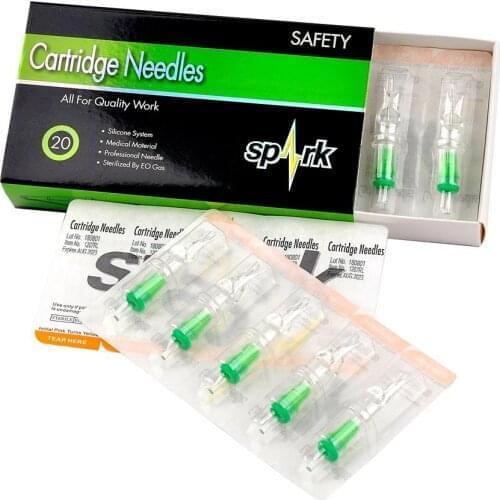 Tattoo Needle Cartridge Round Shader 0.30 0.35 Disposable Tattoo Needles For Body Art Pen Machine Supply 1003RL 1203RL 20pcs/box