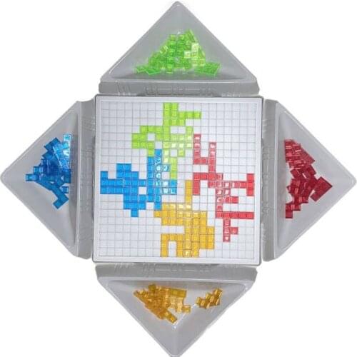 2021 Blokus Strategy Game Tetris 2 Player and 4 Player Version Family Board Game