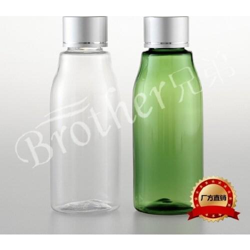 60ML Flask with Electro-aluminum Lid High-grade Emulsion Bottle Packaging for Cosmetics Empty Bottle 20PCS/LOT