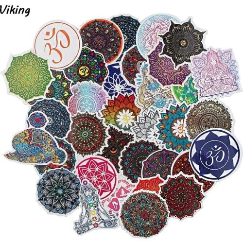 G1368 35Pcs/set Cartoon Yoga Stickers DIY Skateboard Fridge Guitar Motorcycle Laptop Luggage Classic Toy Sticker