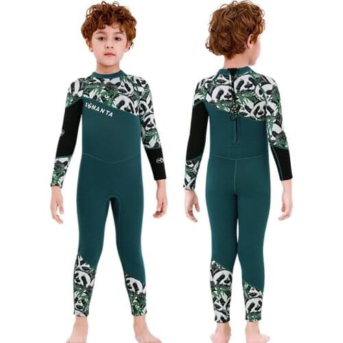 2.5MM Wetsuit Neoprene Boy Surf Children Rash Guards Swimming Kitesurf Kids Bathing Suit Scuba Diving Clothes Windsurf Swimsuit