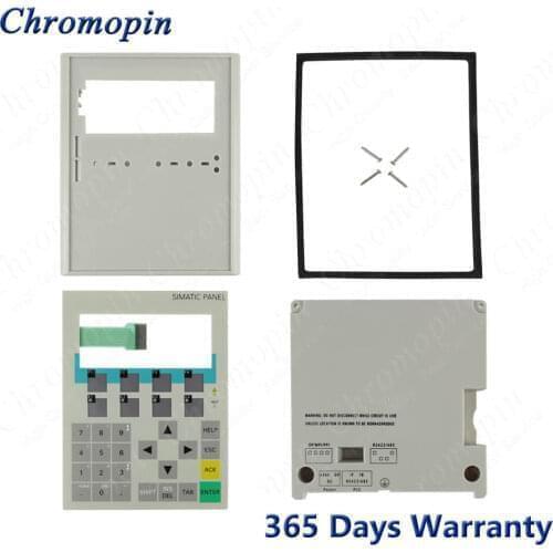 Plastic Covers Cases for 6AV6651-1CA01-0AA0 6AV6 651-1CA01-0AA0 OP77B Front Cover + Back Case Housing Shell + Membrane Keyboard