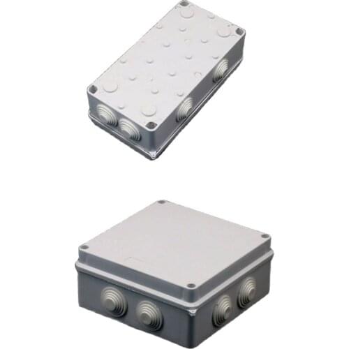 Plastic distribution box waterproof enclosure outdoor ABS round type 80*50mm