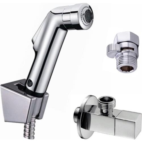 Toilet Bathroom ABS Bidet Diaper Shower Head two function Spray with valve Sprayer Woman Tap Douche kit BD538