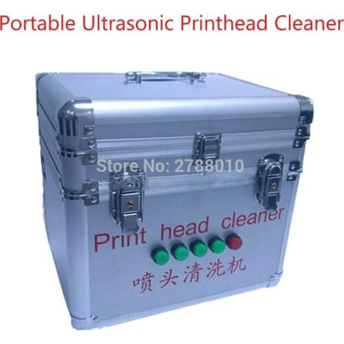 Portable Ultrasonic Printhead Cleaner Electric Printhead Cleaning Machine Ultrasonic Cleaner DX5 DX6 DX7 Printhead
