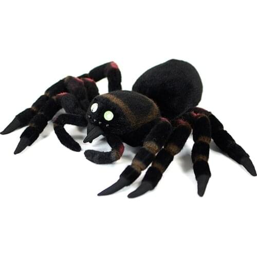 Lifelike Mexican Bird-eating Spider Stuffed Toys Real Life Insect Animals Spiders Plush Toy Birthday Christmas Gifts