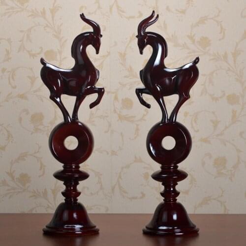 Retro Europe style home decor sheet mascot creative wedding house hotel decoration christmas gifts statue animal sculpture craft