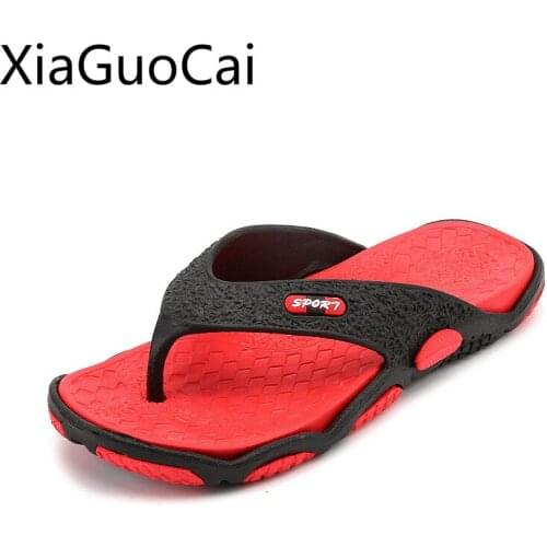 Summer Non-slip Mens Flat Slippers Summer Personality Female Flip-flops Mens Beach Casual Slippers