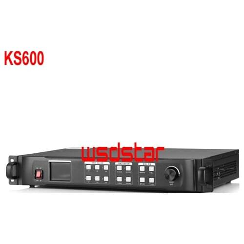 KYSATR KS600 LED video processor scaler 1920*1200 Support 2 sending cards DVI VGA HDMI LED video wall controller Nova and Linsn