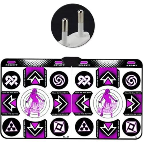 PVC Dance Mat Double Players Anti Slip With Wireless Receiver Remote Controller