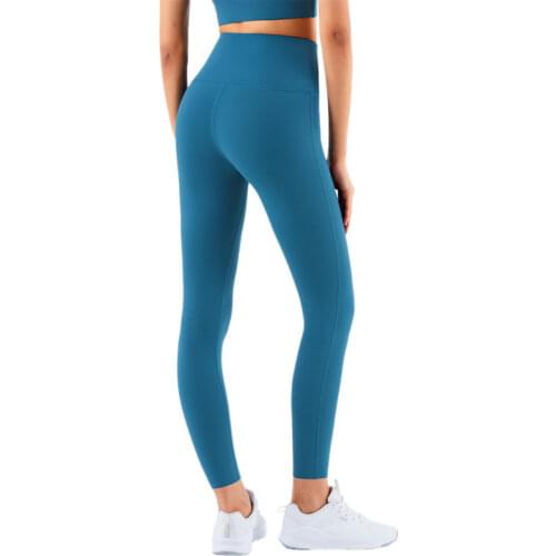 High Stretch Naked Feel Athletic Exercise Gym Leggings Women High Waist Camel Toe Proof Fitness Training Yoga Pants Sport Tights