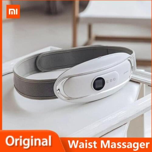 Xiaomi LERAVAN EMS Waist Massager Wireless Lumbar Electric Massager LED Infrared Heated Shiatsu Kneading Massage Machine