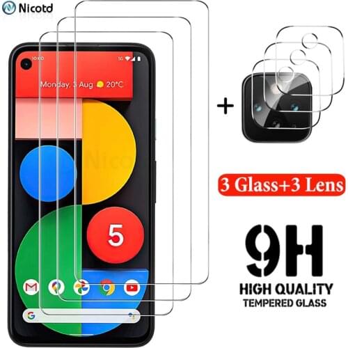 Full Glue Tempered Glass For Google Pixel 5 4 3 1 Screen Protector For Pixel 4A 5g Protective Lens Film For Google Pixel 4 3 XL