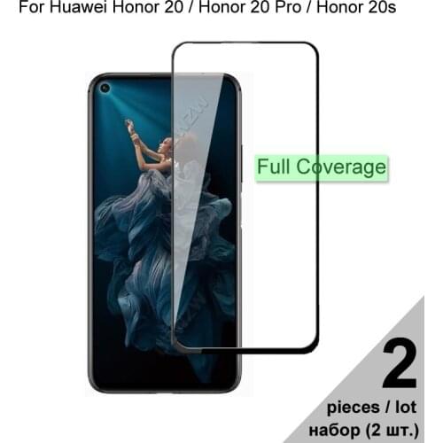 Protective Glass For Huawei Honor 20 Pro / Honor 20s Full Coverage Tempered Glass For Huawei Honor 20 Pro 20s