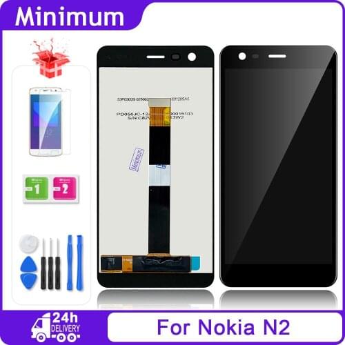 For Nokia 2 TA-1029 LCD Display + Touch Screen Digitizer Assembly Replacement Parts For Nokia2 N2 TA-1023 TA-1035 5.0" Screen