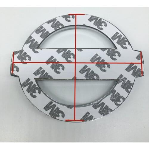 1pcs ABS Chrome car Steering Wheel Sticker Front Bonnet Grill rear Trunk Badge Emblem Sticker styling