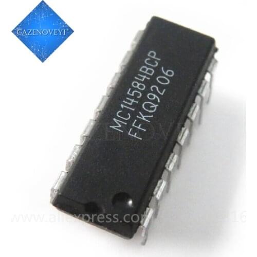 10pcs/lot MC14584BCP HD14584BP MC14584 HD14584 DIP-14 In Stock