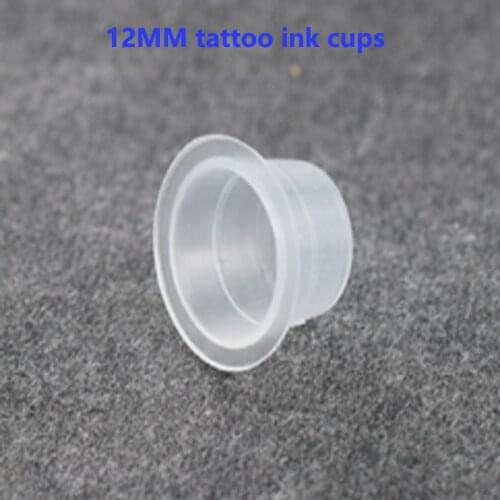 Inks Cups 100 pcs9MM 12MM 15MM Disposable Small Pigment Container Plastic Holder Tattoo Accessories Supplies Of Body Art