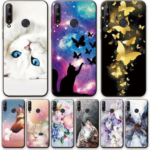 For Huawei P30 Lite Case Cover For Huawei P30 Lite Case Silicone Soft TPU Phone Cover For Huawei Nova 4e Cute Back Cases 6.15"
